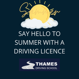 Say Hello to summer with a driving licence